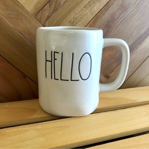 Rae Dunn Hello Ceramic Mug
